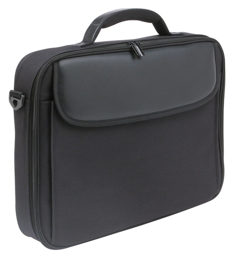 Port Designs 14- 15.9� Hanoi II Clamshell notebook case; compact and lightweight design includes reinforced notebook compartment; trolley strap; removable & adjustable shoulder strap and large front pocket with organizer. Supplied by Hypertec – Port