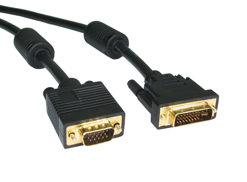 DVI-I MALE TO HD15 VGA MALE CBL 2M – Cables Direct