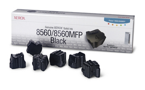 SOLID INK BLACK (6 STICKS) F/ PHASER 8560 MFP – Xerox