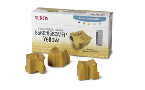 SOLID INK YELLOW (3 STICKS) F/ PHASER 8560/8560 MFP – Xerox