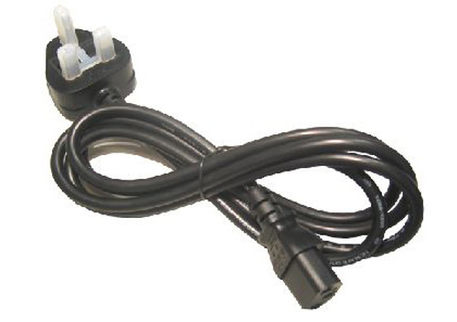 1.8M UK TYPE G -C13 5A BLACK POWER CABLE – Cables Direct