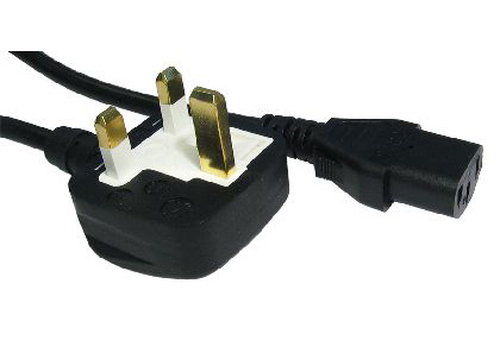 3M UK TYPE G - C13 BLACK POWER CABLE – Cables Direct