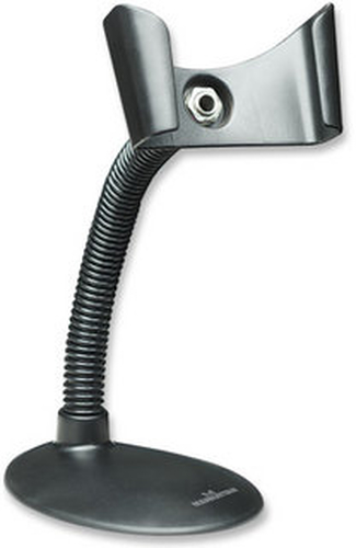 BARCODE SCANNER STAND/HOLDER- GOOSENECK WITH BASE BLACK – INTELLINET