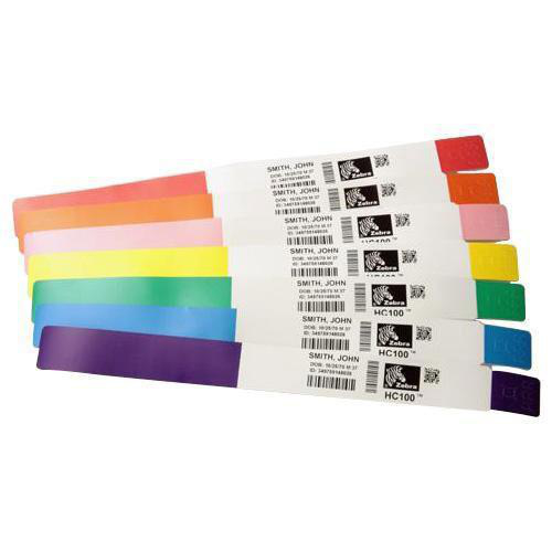 Z-BAND FUN WRISTBAND 25X254MM 350 BAND/CARTR RED BOX OF 6 – Zebra Technologies