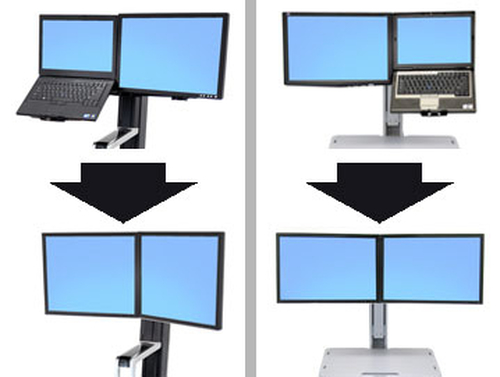 WORKFIT CONVERT-TO-DUAL VANDAL /3 POE/12VDC/24VAC – Ergotron
