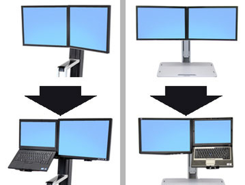 WORKFIT CONVERT-TO-LCD LAPTOP KIT FROM DUAL DISPLAYS – Ergotron