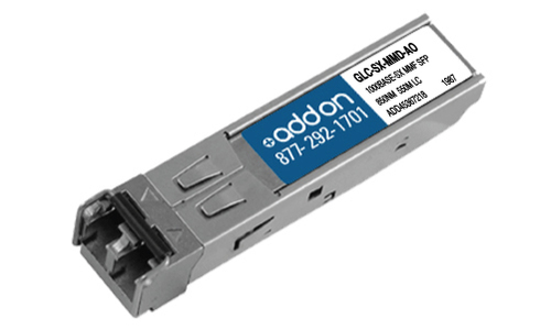 CISCO GLC-SX-MMD COMP XCVR 1G-SX LC 850NM 550M MMF DOM SFP – AddOn