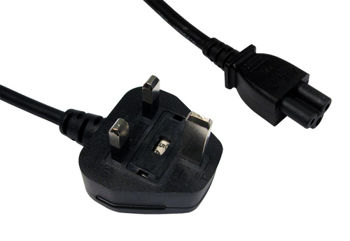 1.8M UK TYPE G - C5 BLACK POWER CABLE – Cables Direct