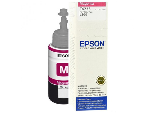 Epson Ink Cartridges, T6733, 6 colour ink bottles, Singlepack, 1 x 70.0 ml Magenta – Epson