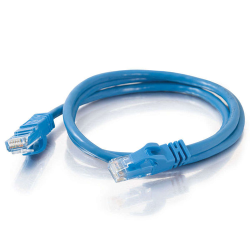 5m Cat6a Booted Shielded (SSTP) Network Patch Cable - BlueProtect 10 Gigabit data transmissions from 10GBase-T ports and equipment in high noise environments. – Legrand