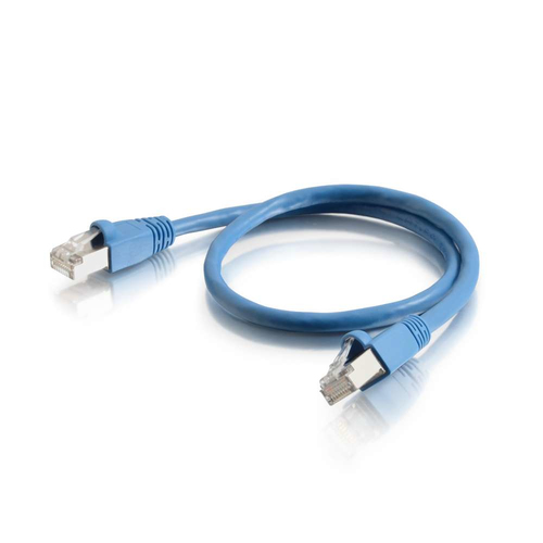 3m Cat6a Booted Shielded (SSTP) Network Patch Cable - BlueProtect 10 Gigabit data transmissions from 10GBase-T ports and equipment in high noise environments. – Legrand