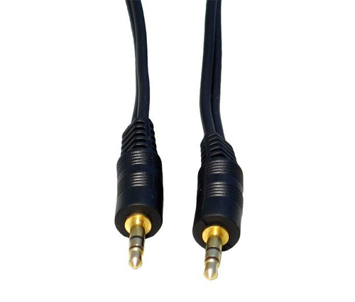 CDL 15m 3.5mm Stereo Cable - Black – Cables Direct