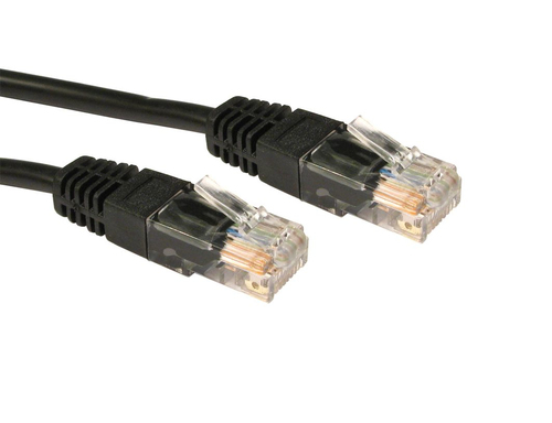 4M CAT 5E UTP MOULDED CABLE - BLACK – Cables Direct