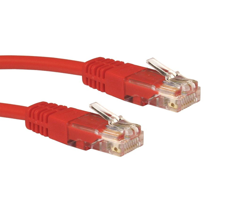 1M CAT5E UTP PVC INJ MDD CBL - RED 0 – Cables Direct