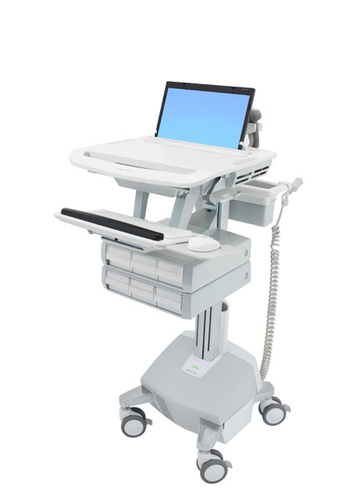 LAPTOP CART LIFE 6 DRAWERS EU SAU-EU – Ergotron