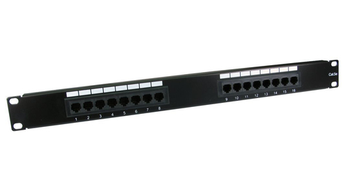 CDL 16 Port Cat5e Patch Panel v2 – Cables Direct