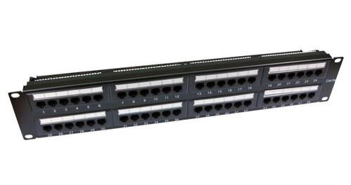 CDL 48 Port NL Cat5e Patch Panel – Cables Direct