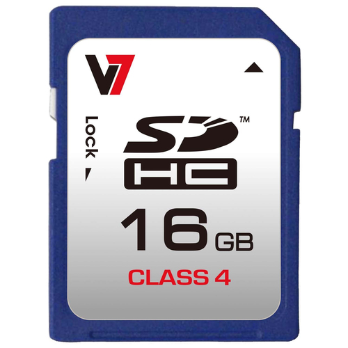 SD CARD 16GB SDHC CL4 RETAIL – V7