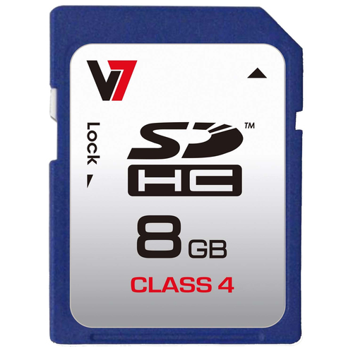SD CARD 8GB SDHC CL4 RETAIL – V7