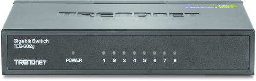 8-Port Gigabit GREENnet Switch /w metal case – trendnet