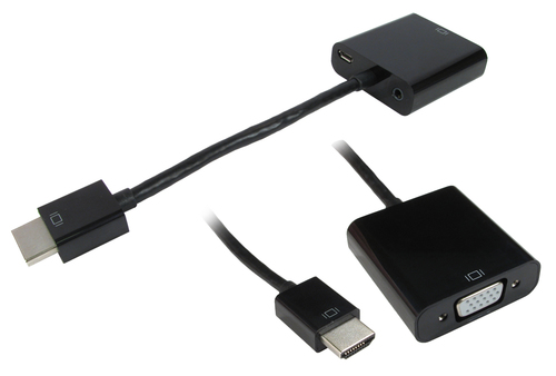 HDMI TO SVGA ADAPTOR VGA+3.5 SOCKET+ – Cables Direct