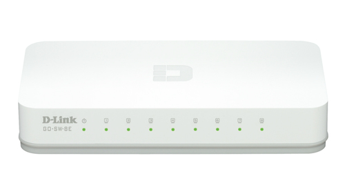 8-Port 10/100M Desktop Switch- IEEE 802.3 10BASE-T- IEEE 802.3u 100BASE-TX compliance- Support Auto-Negotiation for each port- Support Half/Full-Duplex – D-Link Systems