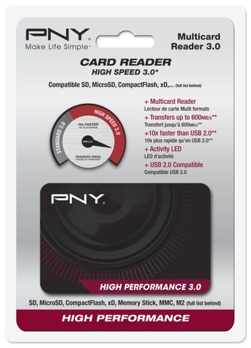 FLASH CARD READER HIGH PERF HIGH SPEED 3.0 . – PNY