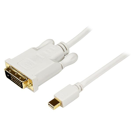 10 FT MINI DISPLAYPORT TO DVI ADAPTER - MI DP TO DVI - WHITE – StarTech.com