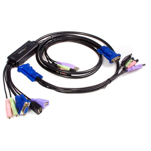 2 PORT USB VGA CABLE KVM SWITCH WITH AUDIO – StarTech.com