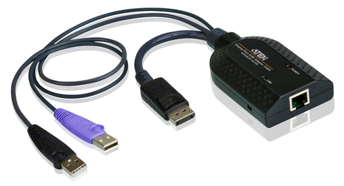 Digital Video Displayport USB KVM Adapter Cable with Virtual Media & Smart Card Reader Support – ATEN