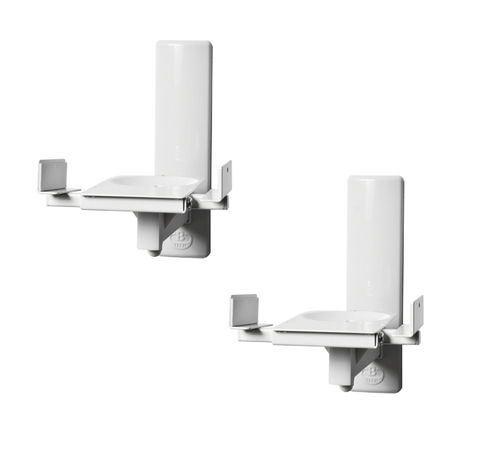 Side Clamping Loudspeaker Wall Mount with Tilt & Swivel - White – B-Tech