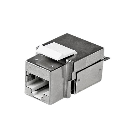CAT 6A RJ45 110 KEYSTONE JACK WHITE - SHIELDED CAT6A WALL JACK – StarTech.com