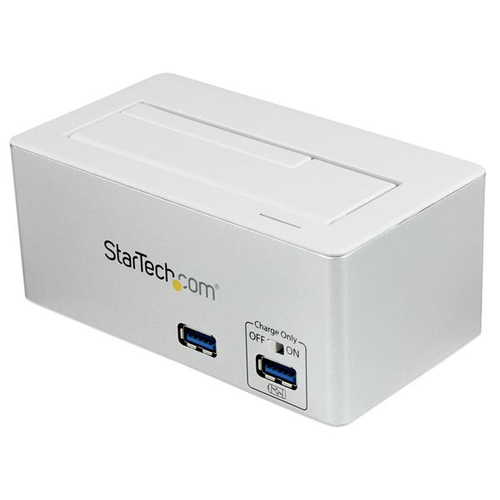 USB 3.0 SATA HDD/SSD DOCK W/ FAST CHARGE HUB & UASP - WHITE – StarTech.com
