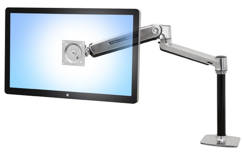 LX HD SIT-STAND DESK MOUNT LCD ARM POLISHED – Ergotron