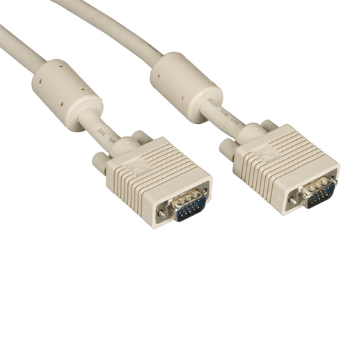 VGA VIDEO CABLE W/ FERRITE CORE M/M 10 FT (3M) – Black Box