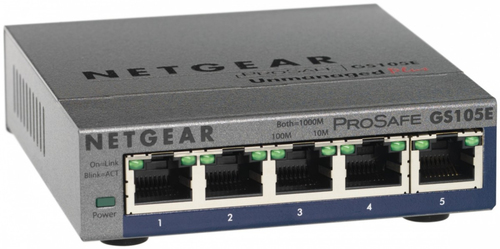 PROSAFE 5 PORT GIGABIT ETHERNET SWITCH – Netgear