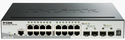 D-LINK 2 x 10Gb SFP + 2/16 1Gb PORTS L2+ WEB SMART SWITCH – D-Link Systems
