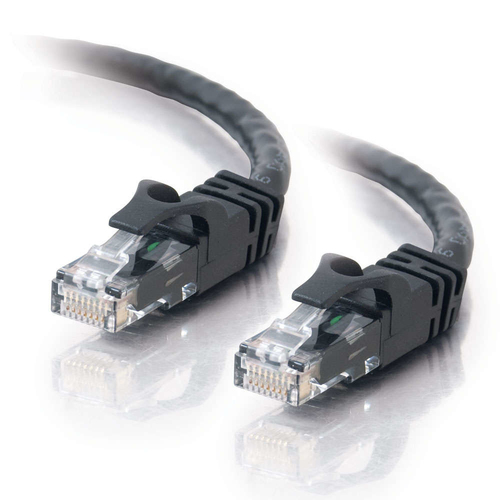 10m Cat6 Booted Unshielded (UTP) Network Patch Cable - Black – Legrand