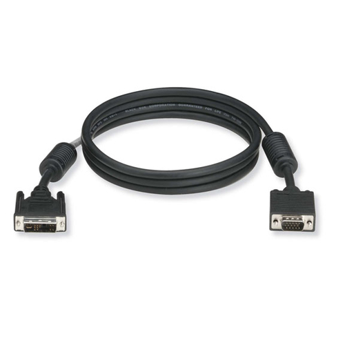 DVI-A MALE TO HD15 MALE CABLE 6-FT – Black Box