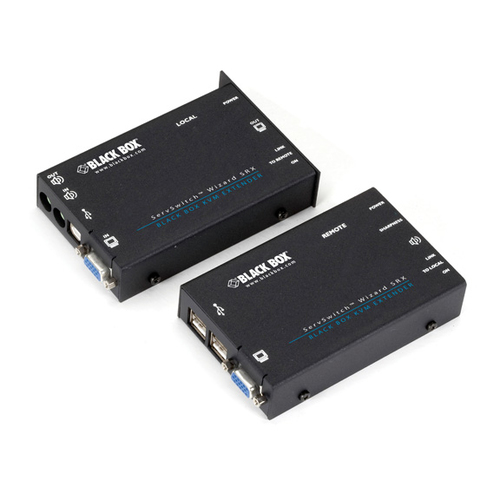 SINGLE VGA VIDEO USB & AUDIO OVER CATX – Black Box