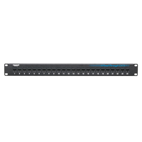 CAT6 UNSHIELD 24 PORT FEED-THROUGH – Black Box