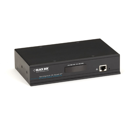 SERVSWITCH CX QUAD IP 16 PORT KVM W/4 IP SESSIO – Black Box