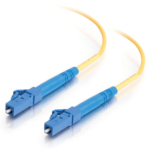 1m Yellow LC-LC 9/125 OS2 Duplex Singlemode PVC Fibre Optic Cable (LSZH) – Legrand