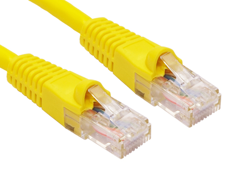 CDL 0.5m Cat6 LSZH Patch -Yellow – Cables Direct