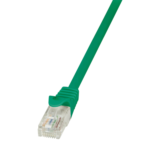 Patch Cable Cat.5e U/UTP 0,50m green – LogiLink