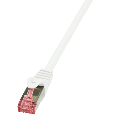 Patch Cable Cat.6 S/FTP white 10m, PrimeLine – LogiLink
