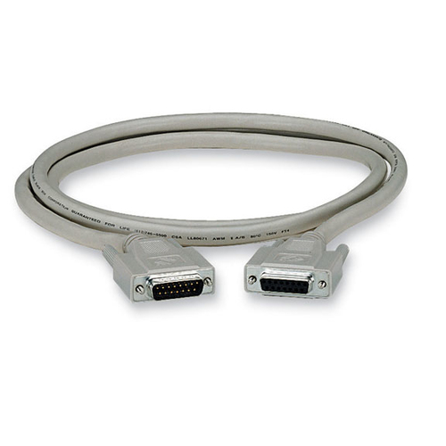 DB15 MOLDED SERIAL CABLE M-F – Black Box