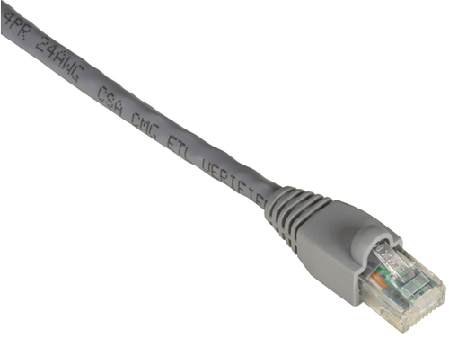 CAT6 SNAGLESS GRAY 3FT 550-MHZ PATCH CABLE – Black Box