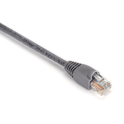 CAT5E SNAGLESS GRAY 10FT 350-MHZ PATCH CABLE – Black Box