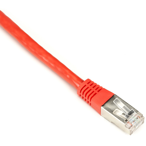 CAT6 SHLD PATCH CABLE 10' 26 AWG STRND CMR RED – Black Box
